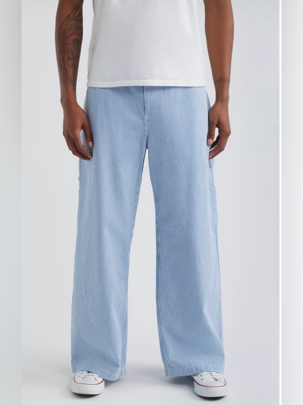 Elwood pinstripe relaxed pants